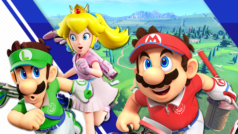 Os três novos Mario Golf: Super Rush Spirits