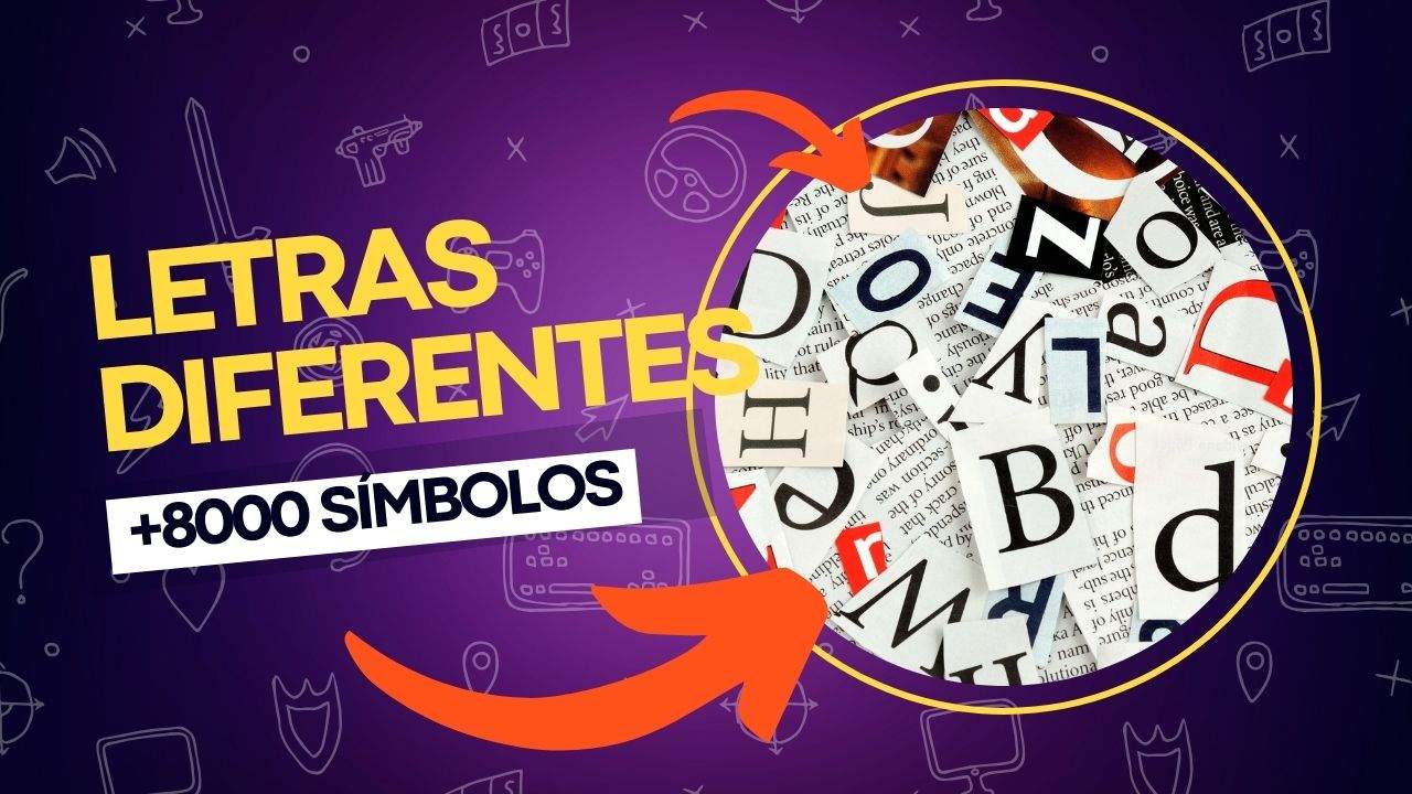 Gerador de Nicks e Letras Diferentes para games e mais