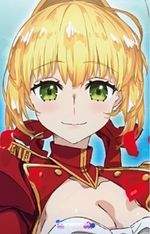 14 - Saber “Red Saber”, personagem do anime_série Fate