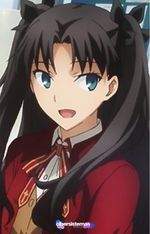 2 - Rin Toosaka, personagem do anime_série Fate