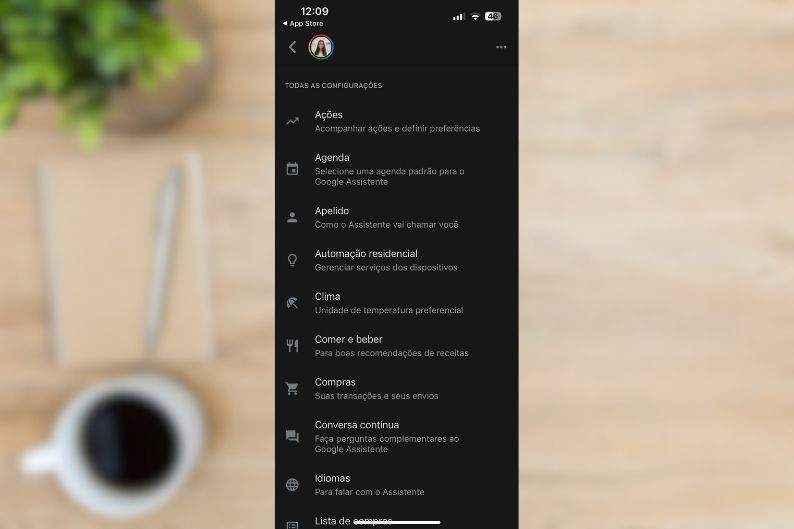 Passo 3_ personalize as configurações do Google Assistente