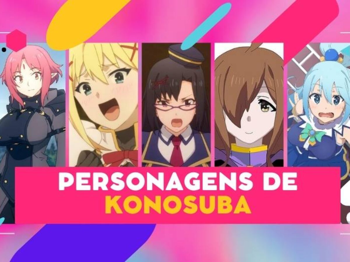 Os 10 personagens mais populares de Konosuba