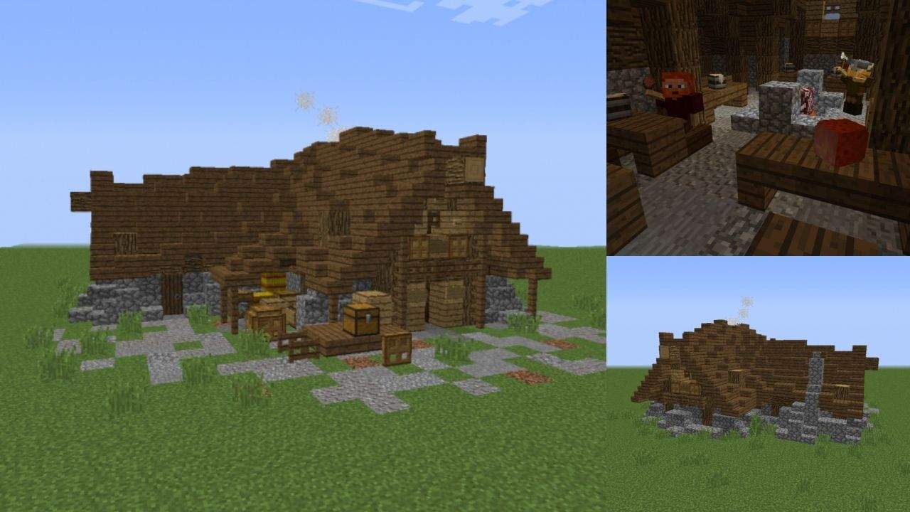 10. Casa Medieval para Minecraft - Modelo 10