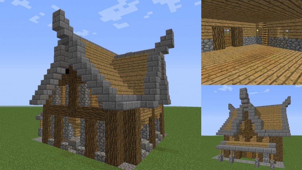 11. Casa Medieval para Minecraft - Modelo 11