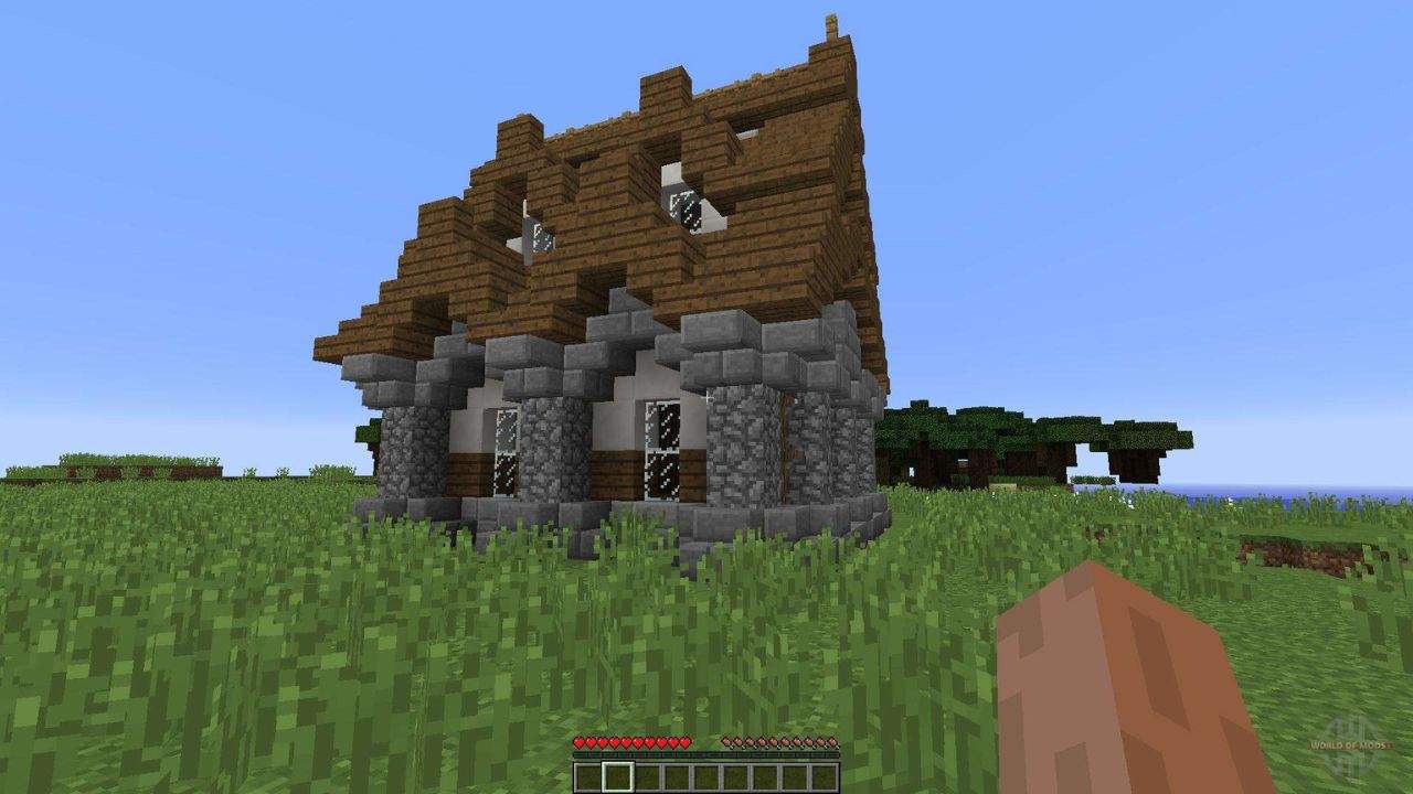 12. As casas medievais Minecraft proporcionam Resistência e Durabilidade