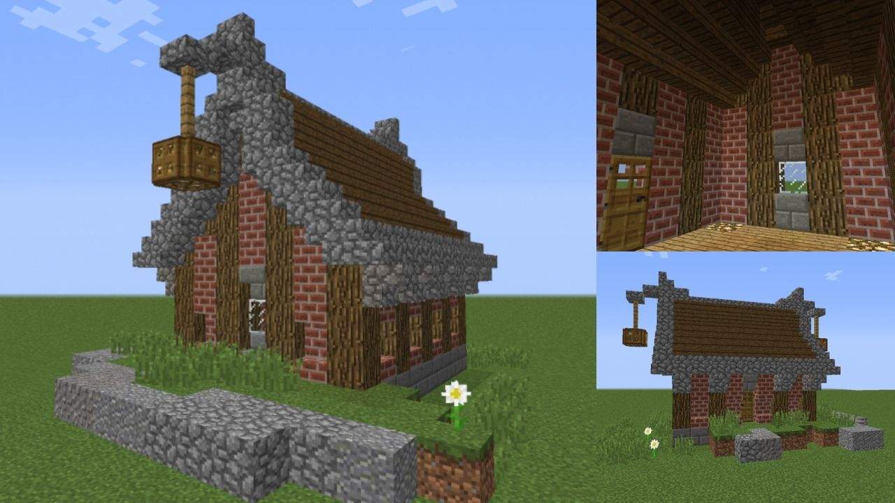 13. Casa Medieval para Minecraft - Modelo 13