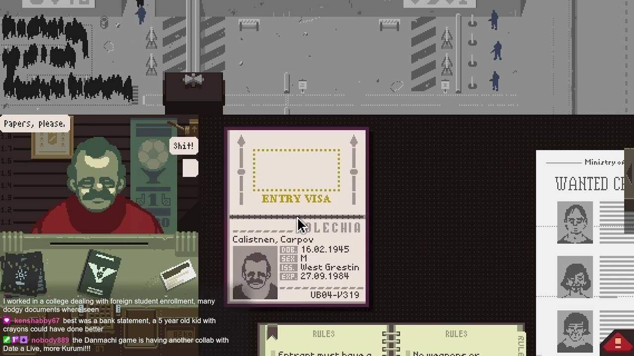 2. Papers, Please