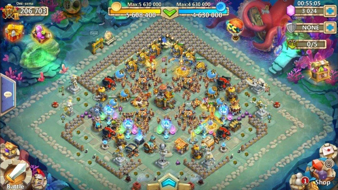 21. Castle Clash Google Play (Android)