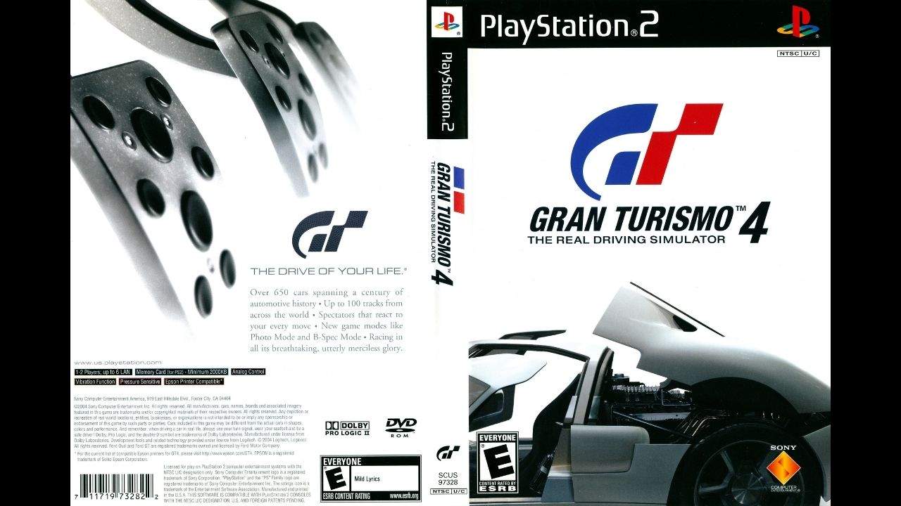 3. Gran Turismo 4 - Box Art do jogo para Playstation 2