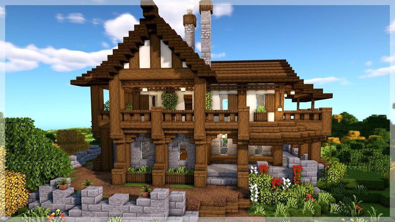 33. As casas medievais Minecraft proporcionam Comunidade e Competições