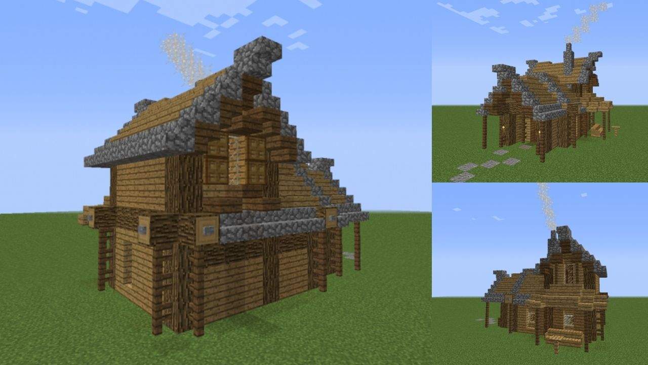 4. Casa Medieval para Minecraft - Modelo 4