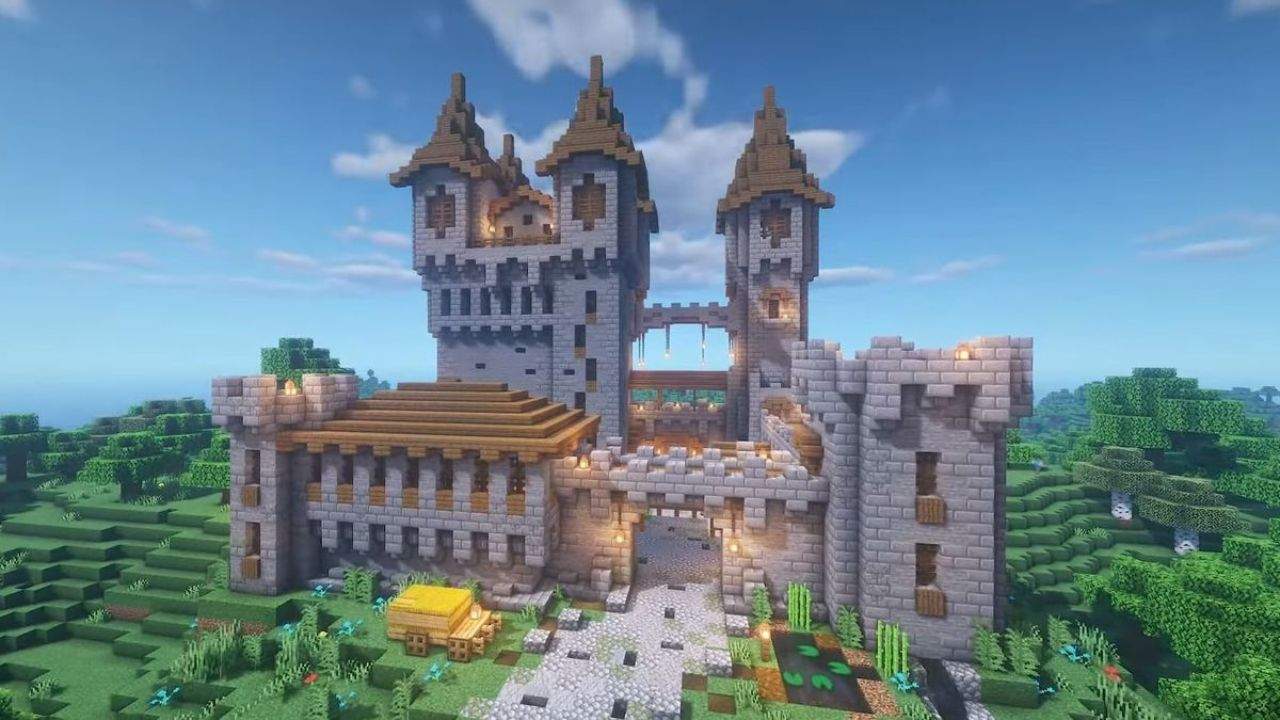 45. As casas medievais Minecraft proporcionam Orgulho de Conclusão