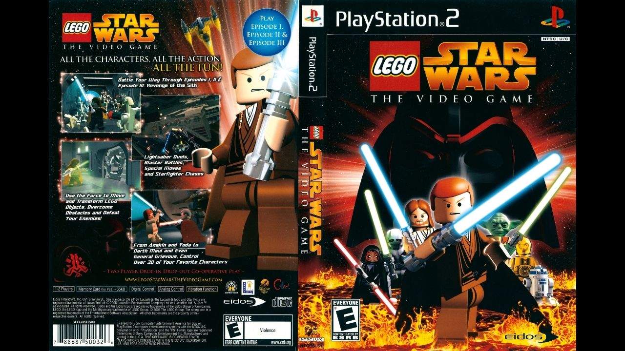 47. Lego Star Wars_ The Video Game - Box Art do jogo para Playstation 2