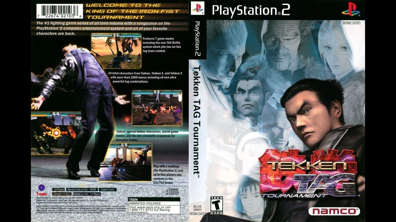 48. Tekken Tag Tournament - Box Art do jogo para Playstation 2
