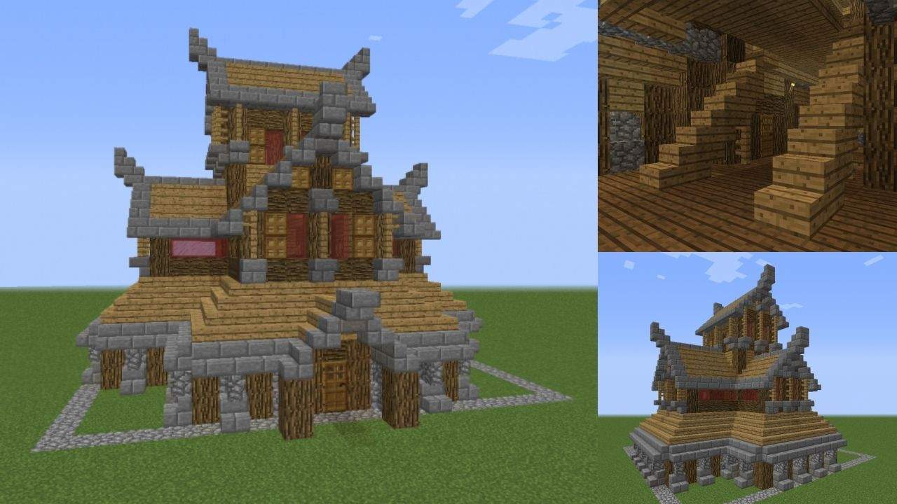 5. Casa Medieval para Minecraft - Modelo 5