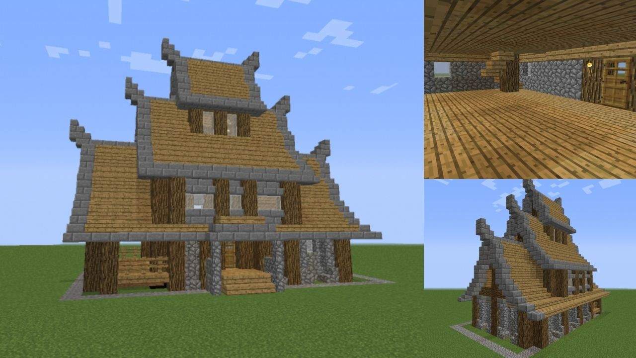 9. Casa Medieval para Minecraft - Modelo 9