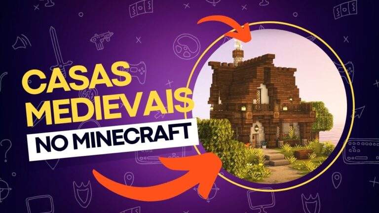 Casas medievais Minecraft: 15 tutoriais +45 ideias construir