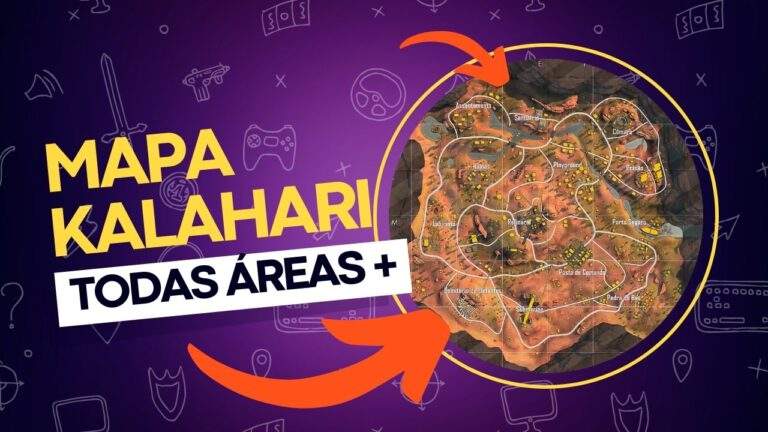 Mapa Kalahari do Free Fire_ veja todas as áreas e segredos!