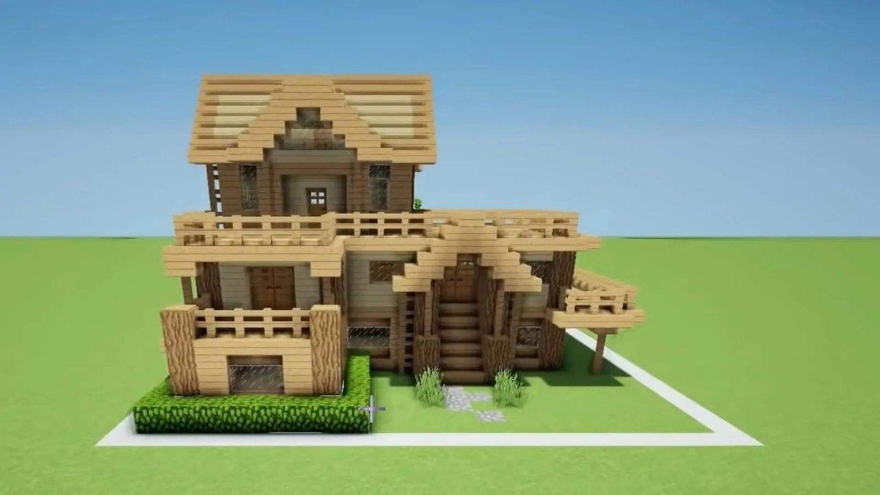 13. Casas no Minecraft proporcionam Base para exploração de cavernas próximas