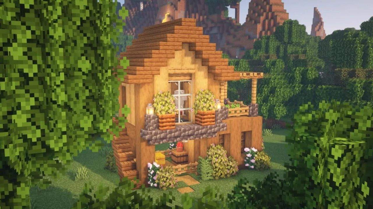 18. Casas no Minecraft proporcionam Área para implementar sistemas de armazenamento automatizados