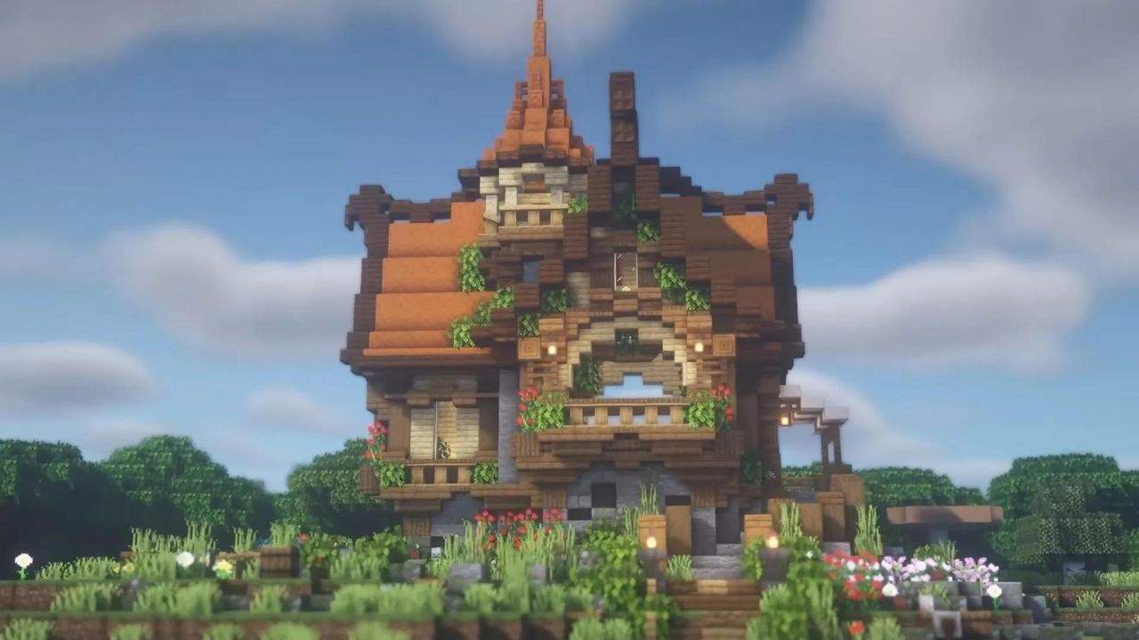 30. Casas no Minecraft proporcionam Espaço para construção de áreas de criação de animais marinhos