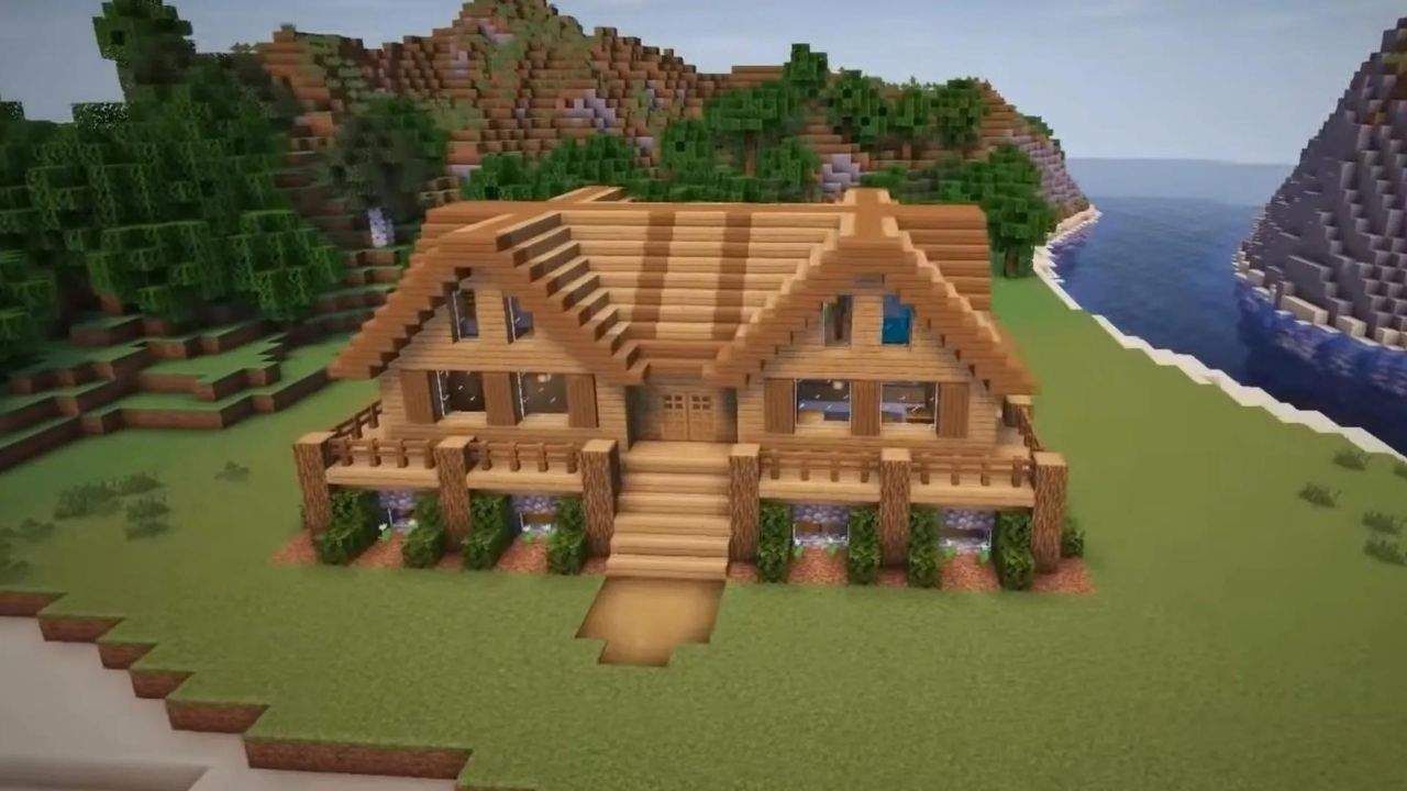 36. Casas no Minecraft proporcionam Base para construção de casas subterrâneas