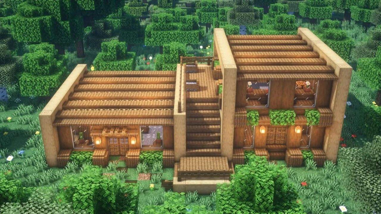 38. Casas no Minecraft proporcionam Espaço para construção de estábulos e áreas de cavalgada