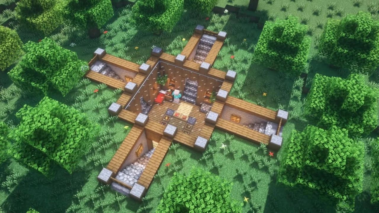4. Casas no Minecraft proporcionam Laboratório para experimentos com redstone