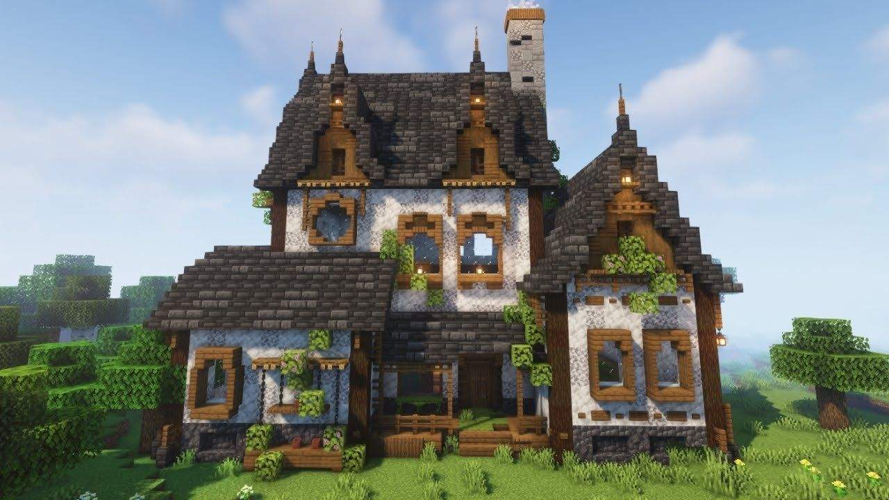 46. Casas no Minecraft proporcionam Refúgio para criação de laboratórios de criação de blocos raros
