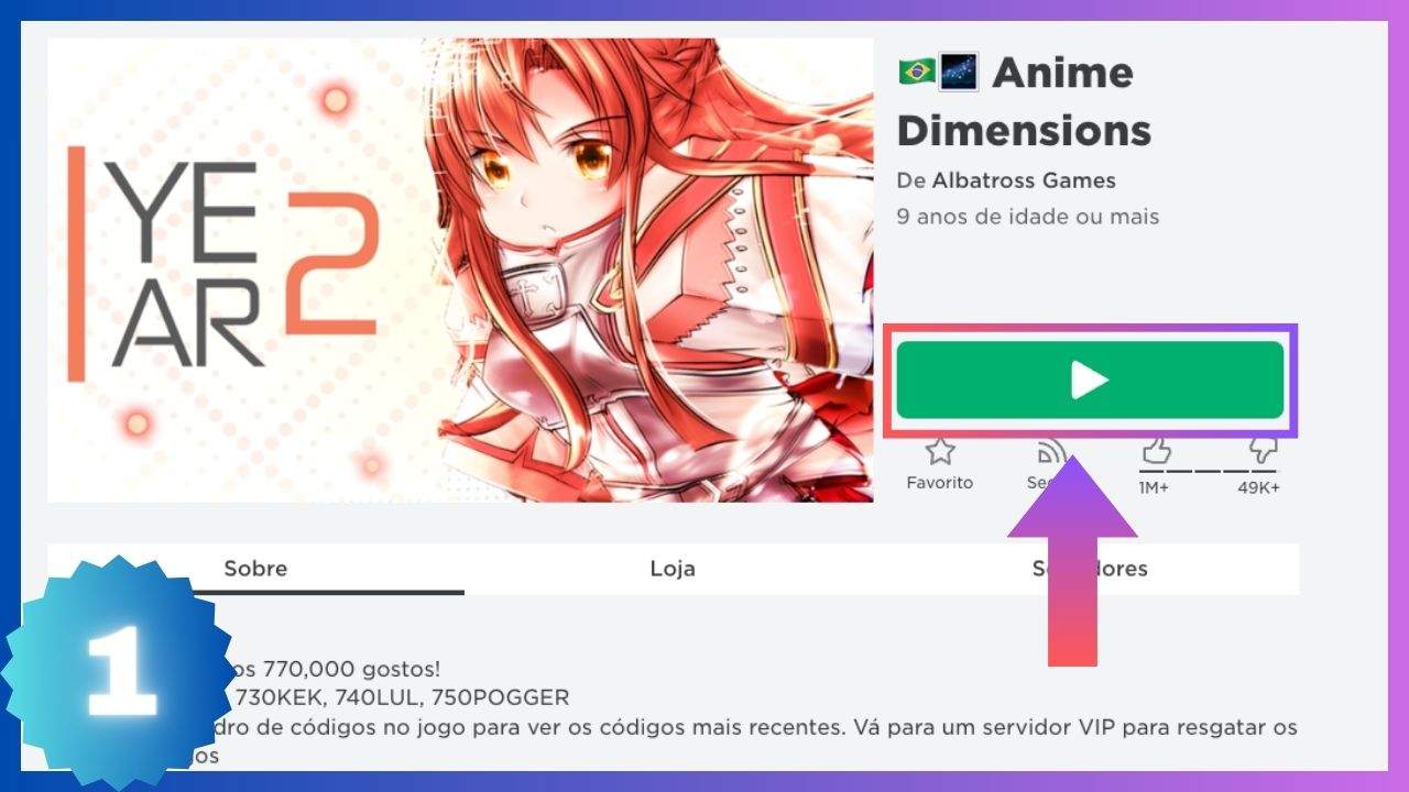 Passo 1_ acesse o Anime Dimensions