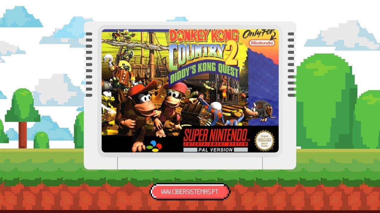 16. Donkey Kong Country 2_ Diddy's Kong Quest - os 100 melhores jogos de super nintendo