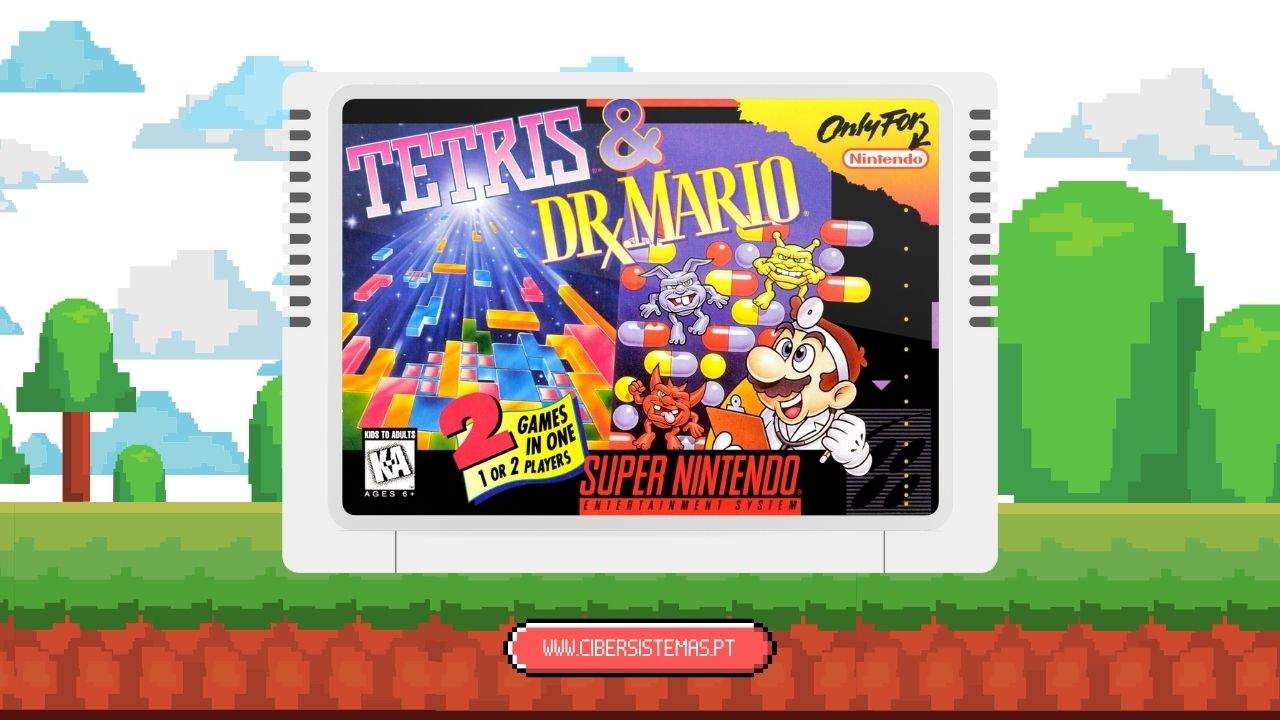 27. Tetris & Dr. Mario - os 100 melhores jogos de super nintendo
