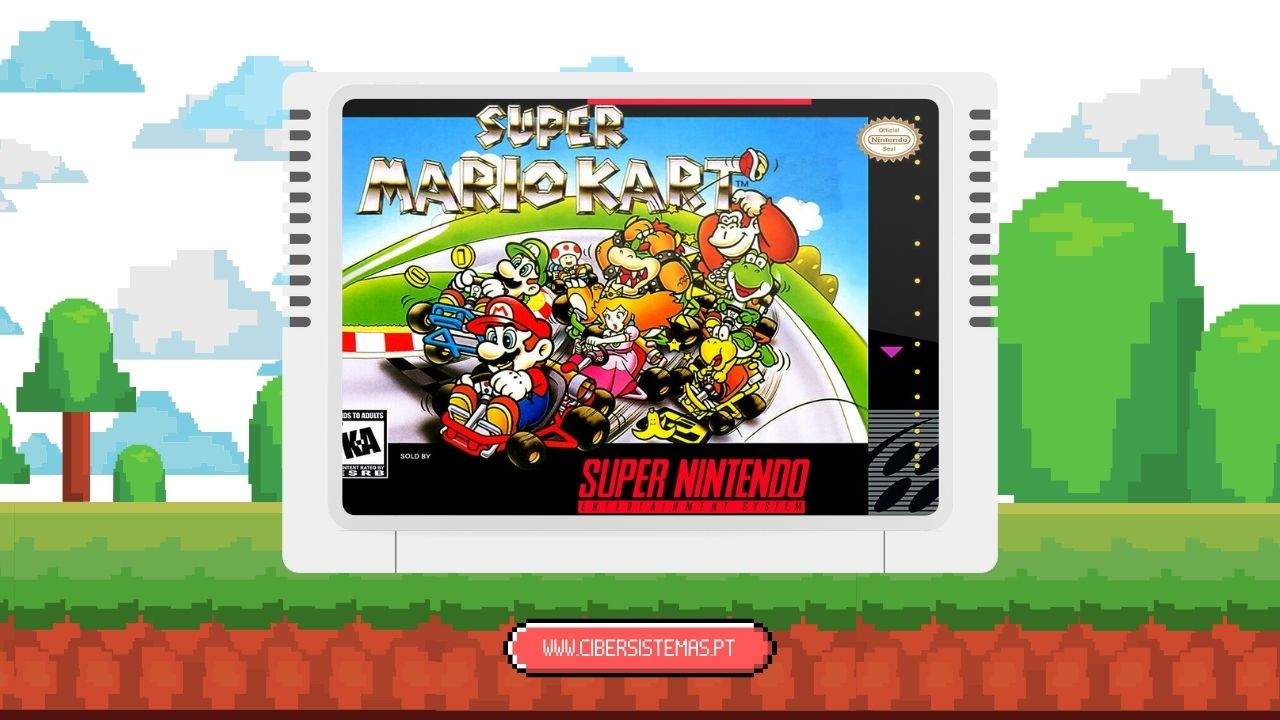8. Super Mario Kart - os 100 melhores jogos de super nintendo