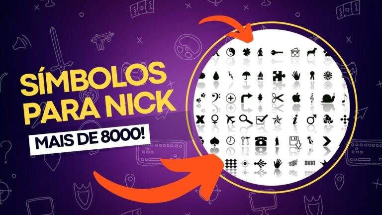 8000 símbolos para Nicks: letras e símbolos aesthetic