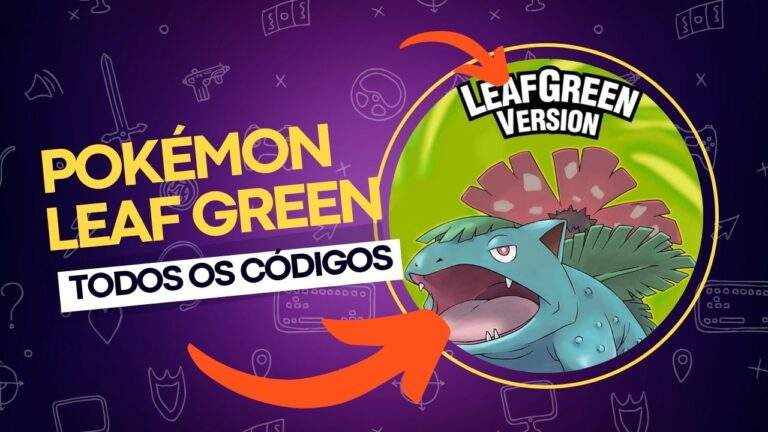 Pokémon Leaf Green cheats: todos os códigos testados no GBA!