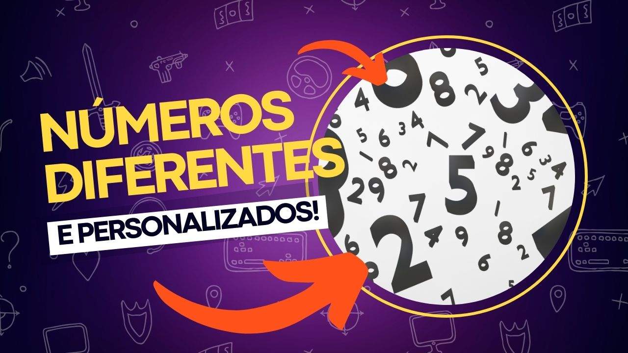 Números Personalizados e números Diferentes para Nicks ④᭠❷߁