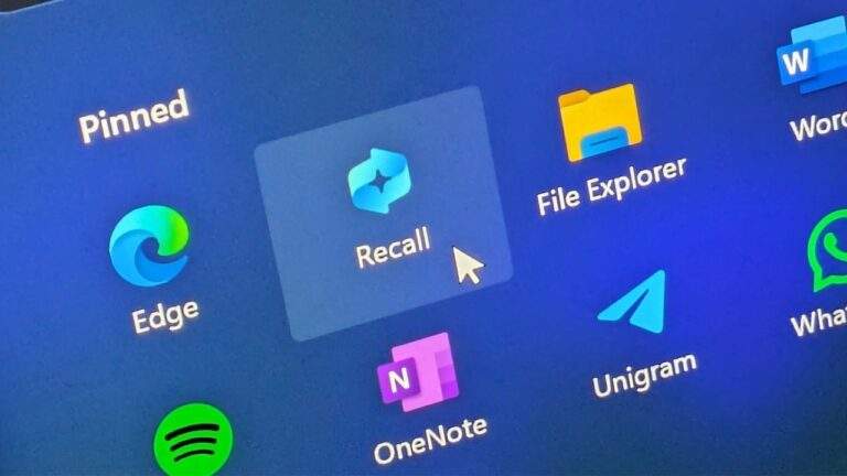 Como desativar o Recall no Windows 11 em Apps e páginas web