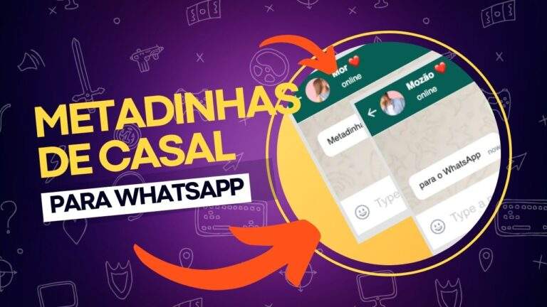 Como fazer metadinhas de casal para perfil do WhatsApp!