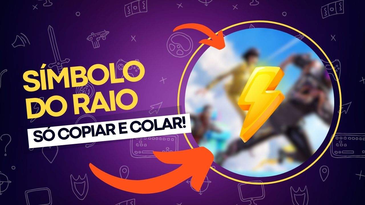 Símbolo do Raio ⚡ + Raiozinho da GOD ϟ para nicks Free Fire! Símbolo do Raio ⚡ + Raiozinho da GOD ϟ para nicks Free Fire!