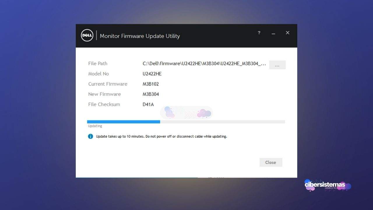 2. Como atualizar o firmware do monitor Dell