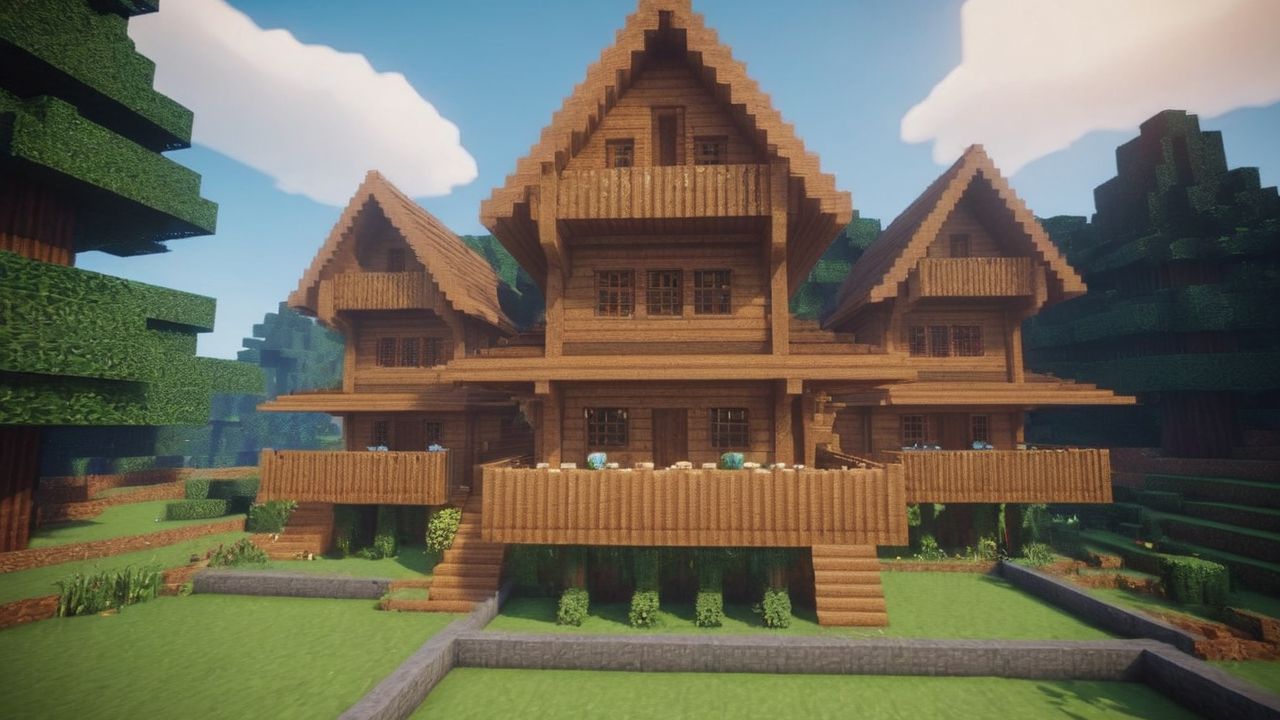 21. Aprender a como fazer uma casa de madeira no Minecraft proporciona facilidade de reparos