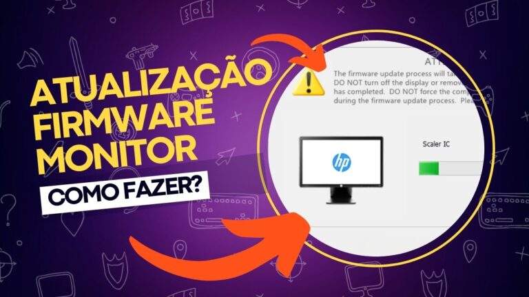 Como atualizar o firmware do monitor em um PC Windows