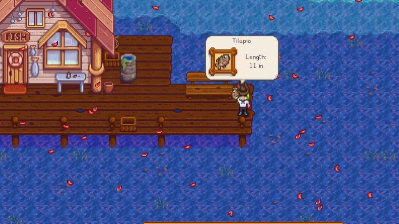 Como pescar uma tilápia em Stardew Valley