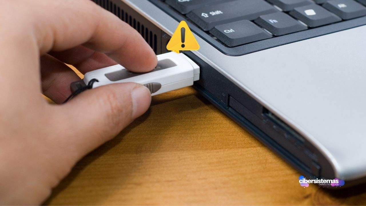 Como saber se um pendrive USB foi removido com segurança