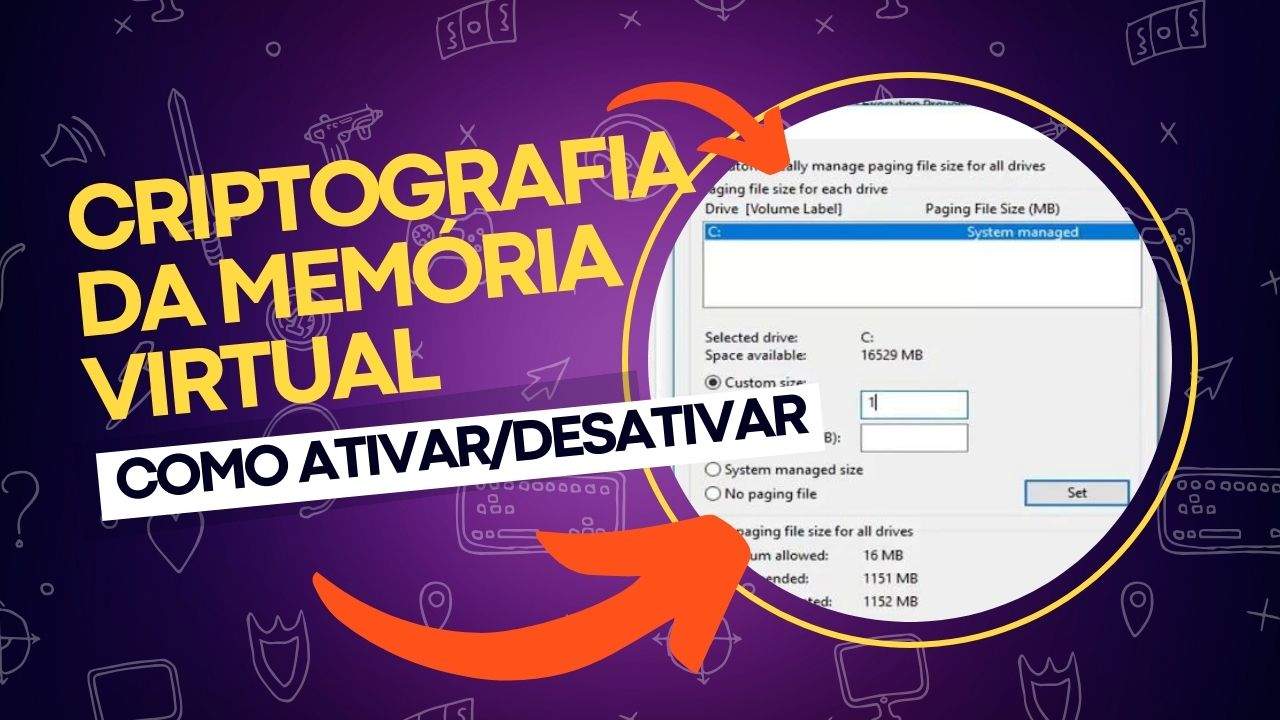 Desativar_ativar criptografia da memória virtual do Windows