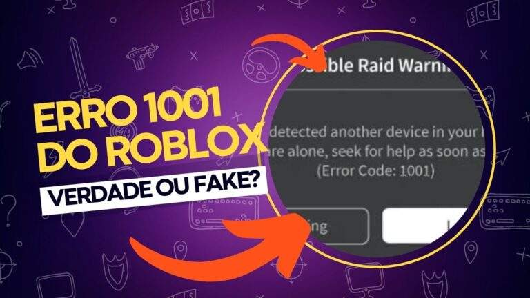 Erro 1001 do Roblox_ real ou fake_ Conheça a verdade!