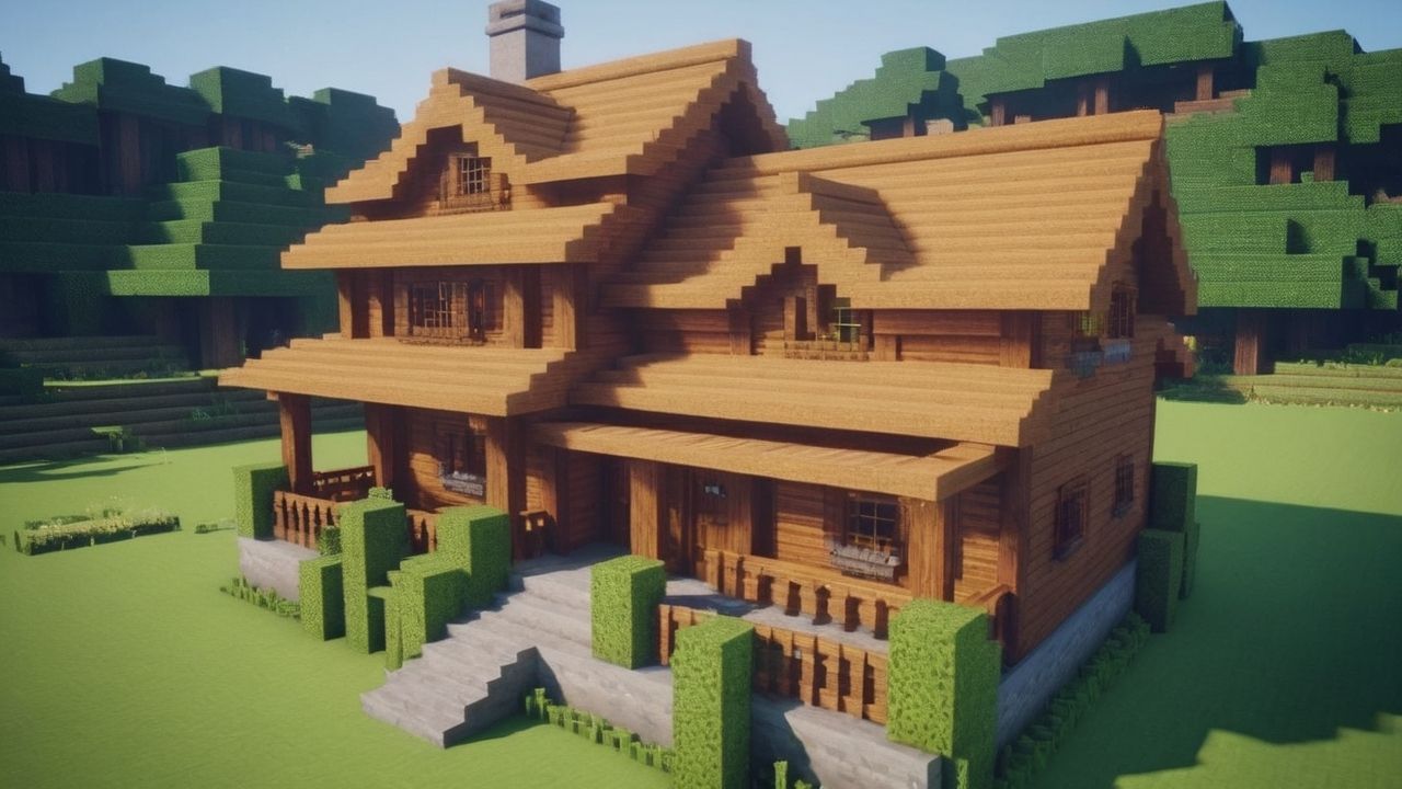 Por que construir uma casa de madeira no Minecraft