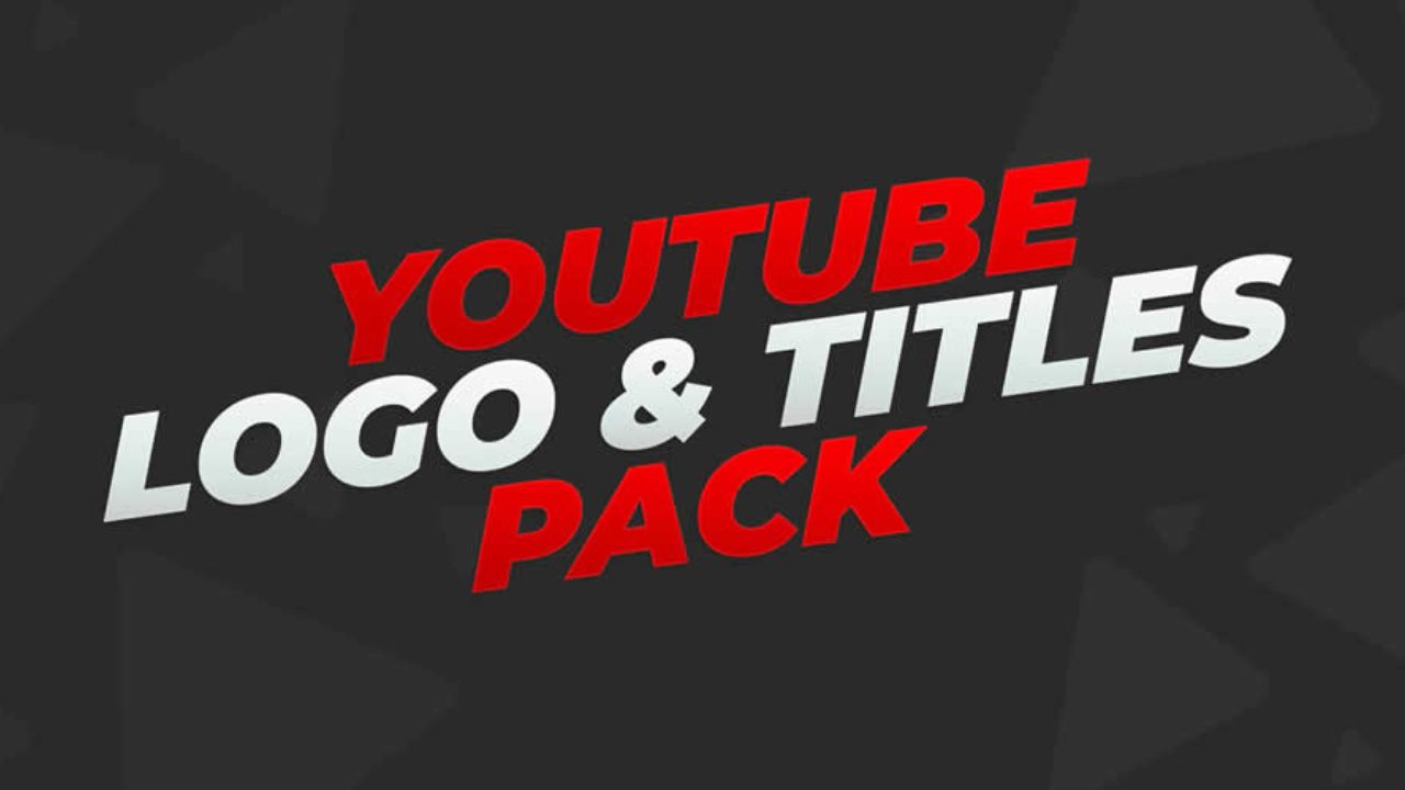 11. YouTube Title & Logo Template Pack