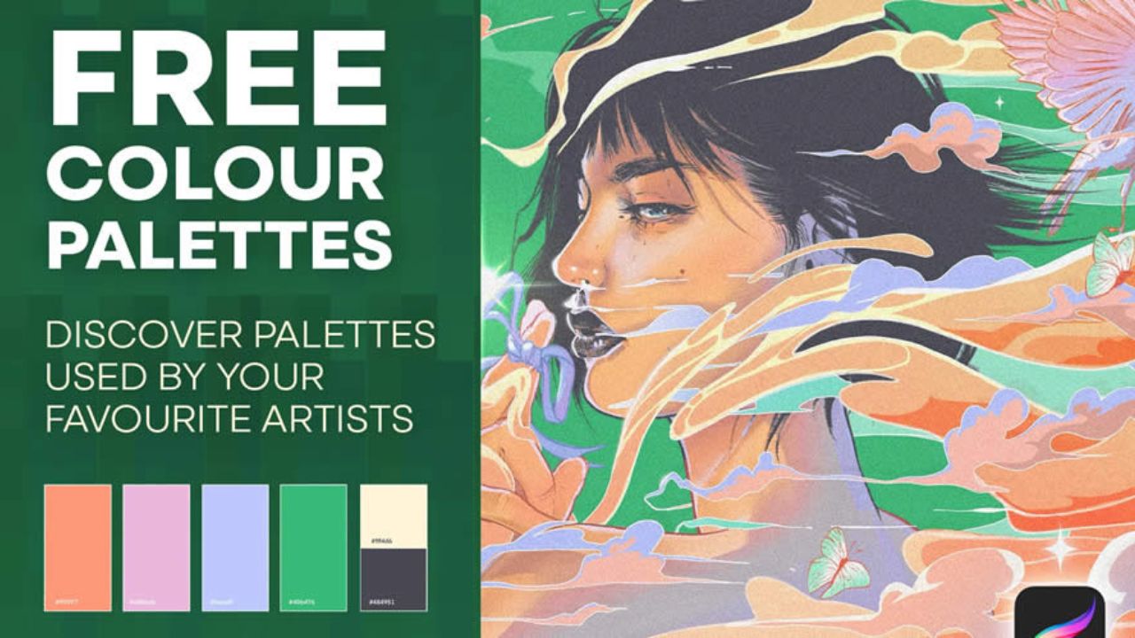 19. Paletas de cores favoritas dos artistas para Procreate (20 paletas grátis)