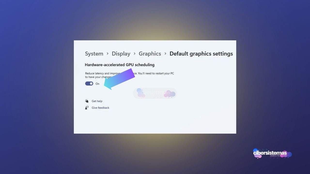 2. Habilite a aceleração de hardware